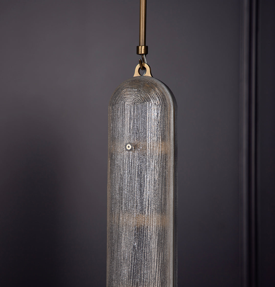 Zambia White Frosted Glass Antique Vertical Pendant Light - Heka Lighting & Trading Limited