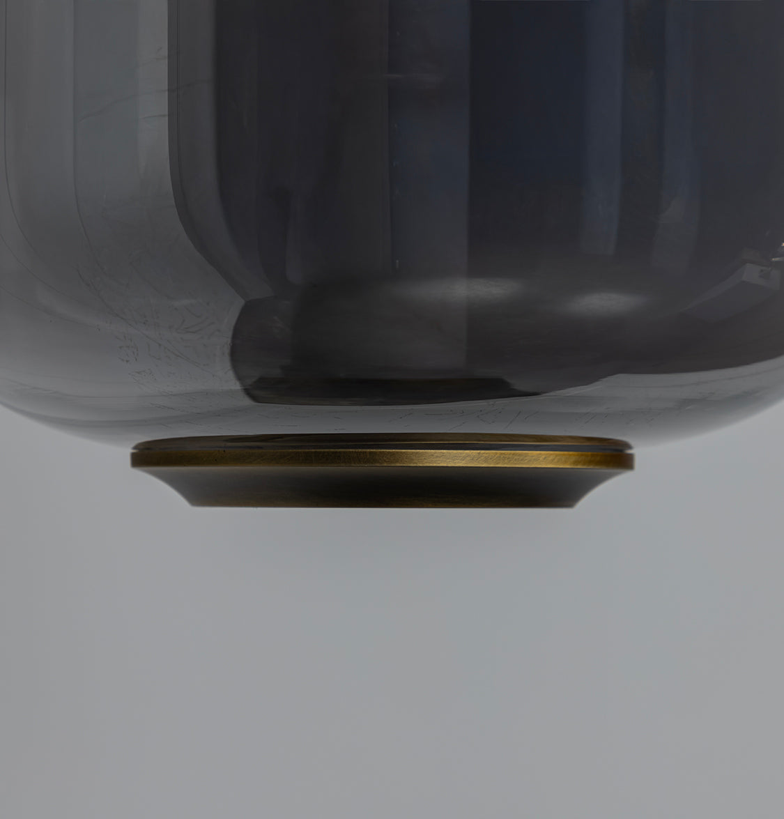 Seul Double Smoked Glass White Marble Antique Pendant Light - Heka Lighting & Trading Limited