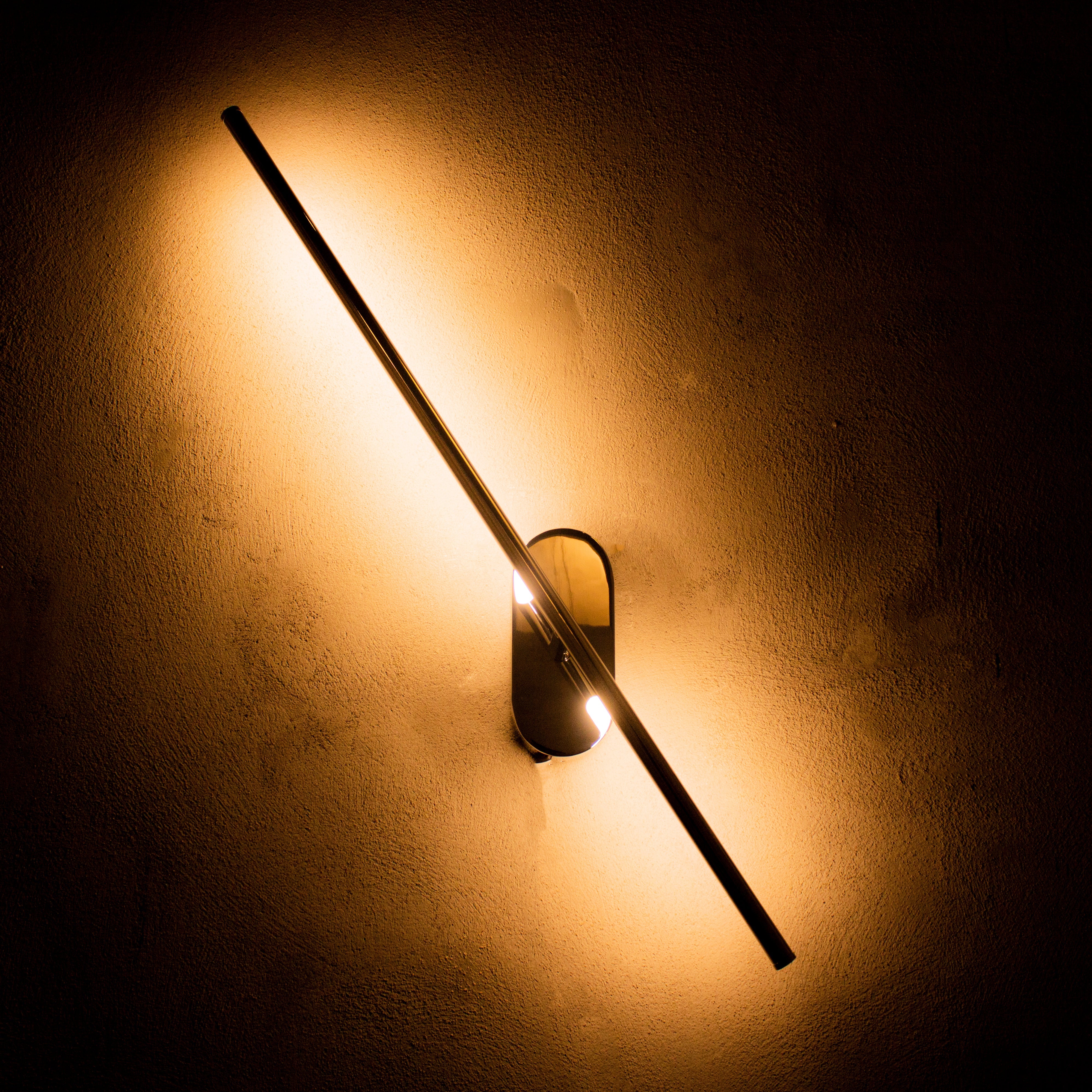 Assos Chrome Led Wall Sconce 50 Cm - Heka Lighting & Trading Limited