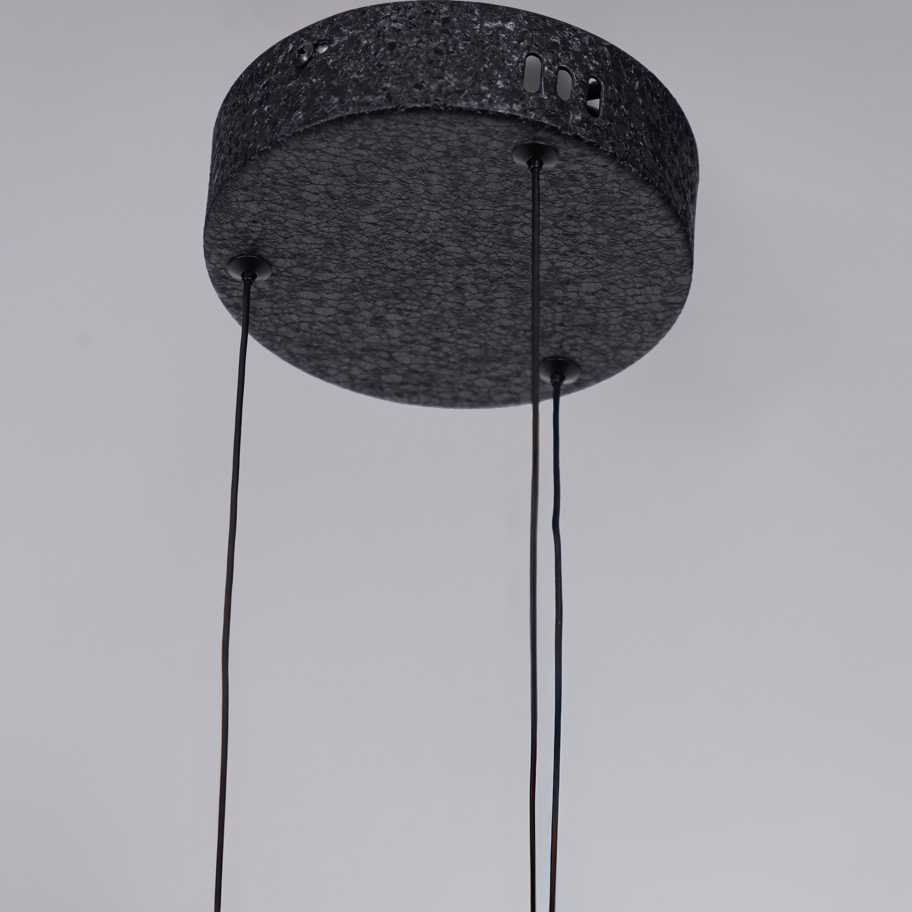 Gambia Honey Glass Black Pendant Light Chandelier 36 Cm - Heka Lighting & Trading Limited