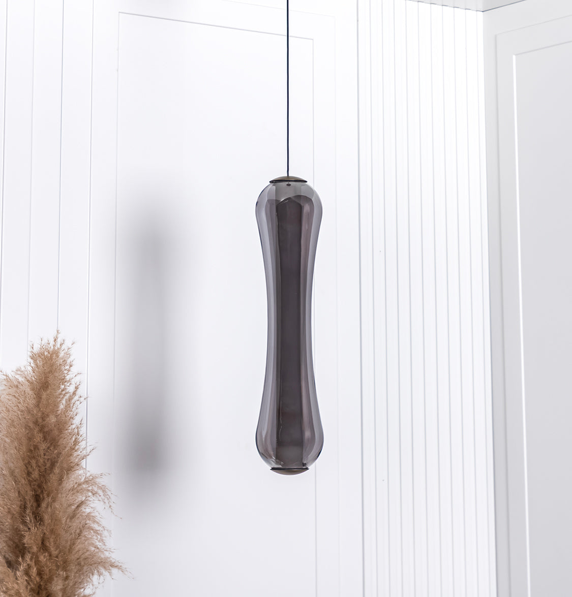 Seul Smoked Glass White Marble Antique Pendant Light - Heka Lighting & Trading Limited