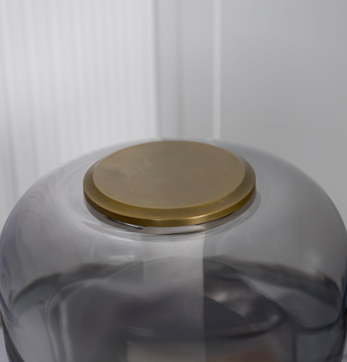 Seul Smoked Glass White Marble Antique Table Lamp - Heka Lighting & Trading Limited