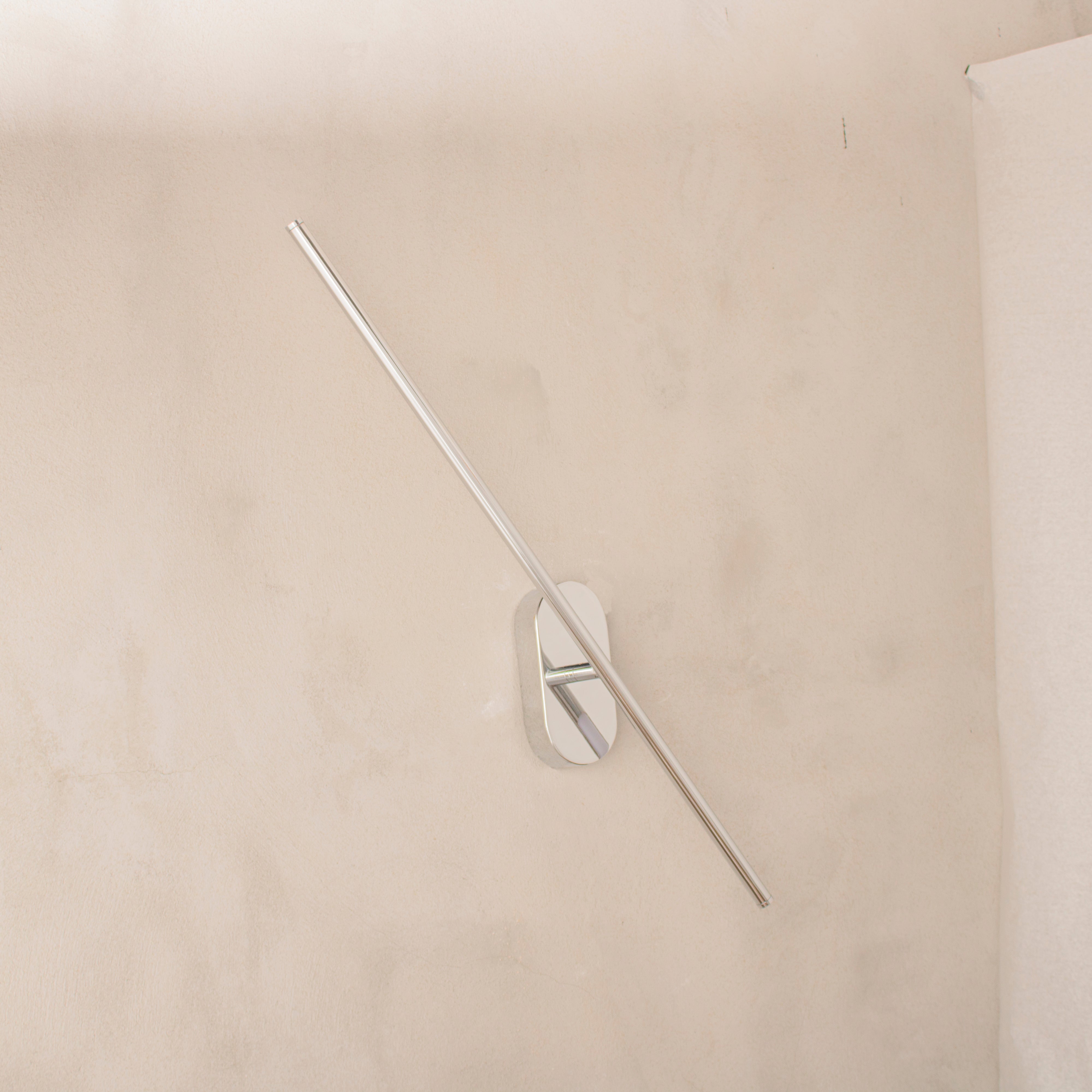 Assos Chrome Led Wall Sconce 70 Cm - Heka Lighting & Trading Limited