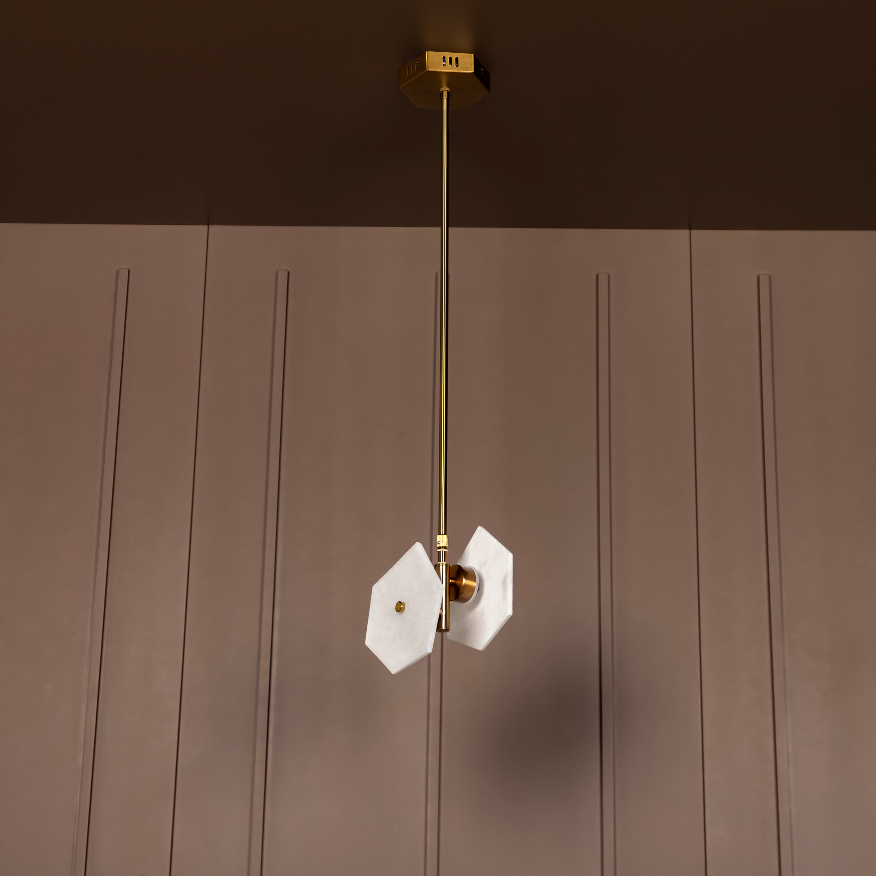 Azor Double Marble Antique Pendant Light - Heka Lighting & Trading Limited