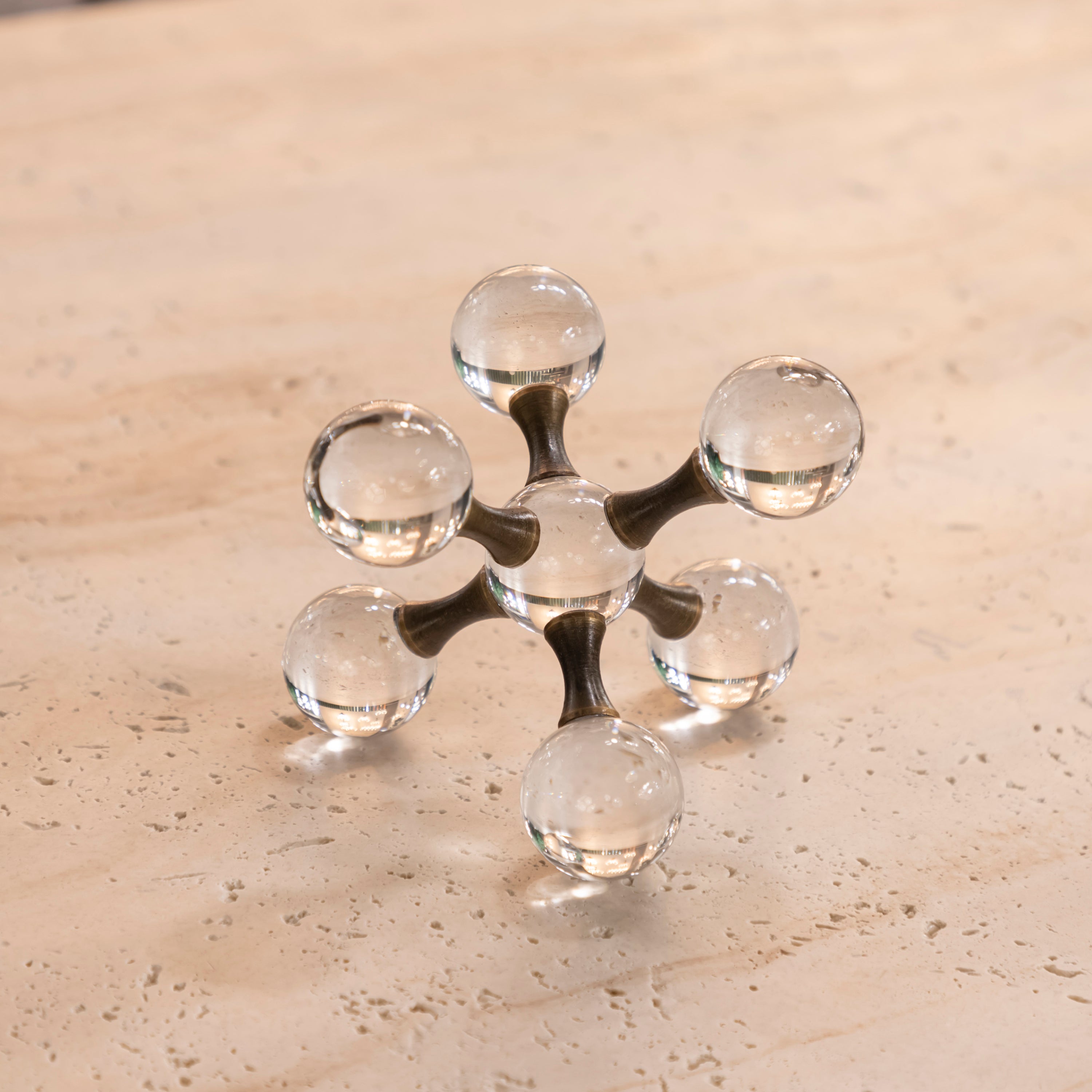2-Piece Molecule Decoration Antique Object | Modern Decorative Lighting For Homes & Hotels