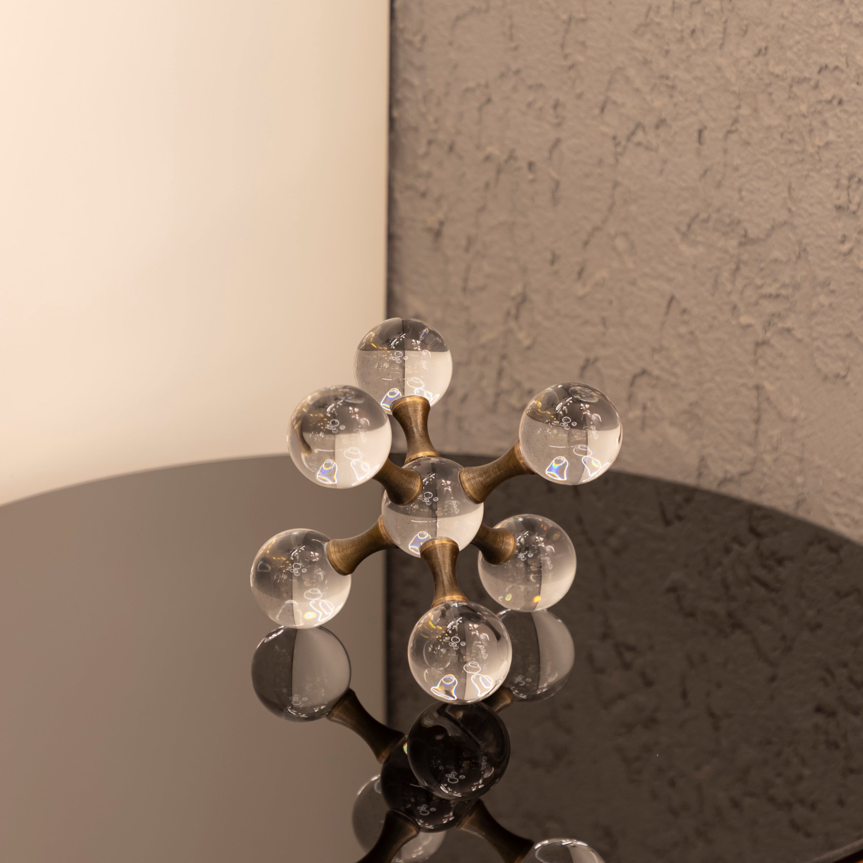 2-Piece Molecule Decoration Antique Object | Modern Decorative Lighting For Homes & Hotels