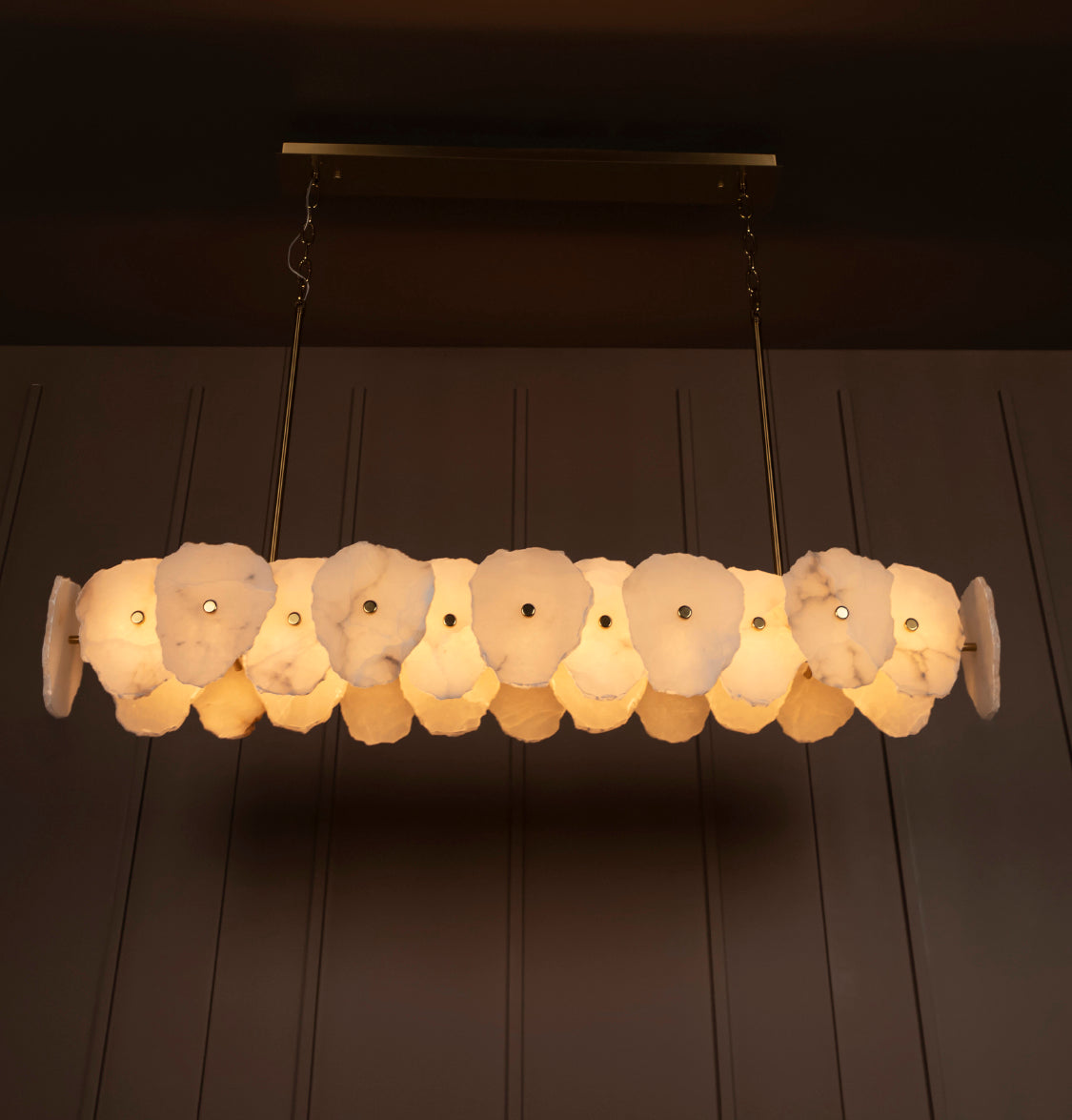 Anvers Antique Marble Dining Table Top Led Chandelier - Heka Lighting & Trading Limited