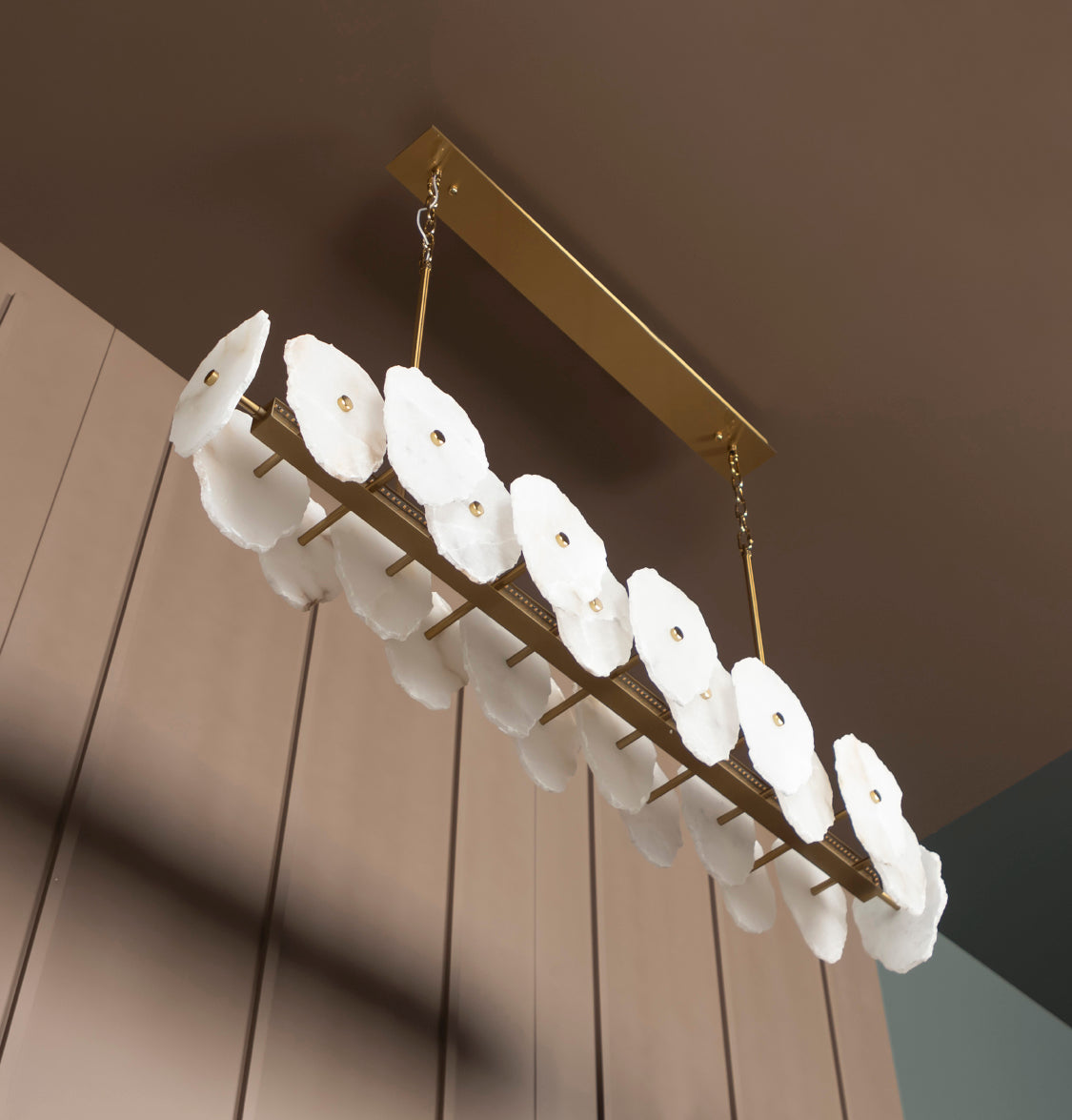 Anvers Antique Marble Dining Table Top Led Chandelier - Heka Lighting & Trading Limited