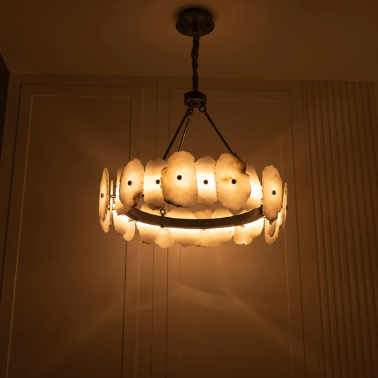 Anvers Marble Platinum Chandelier