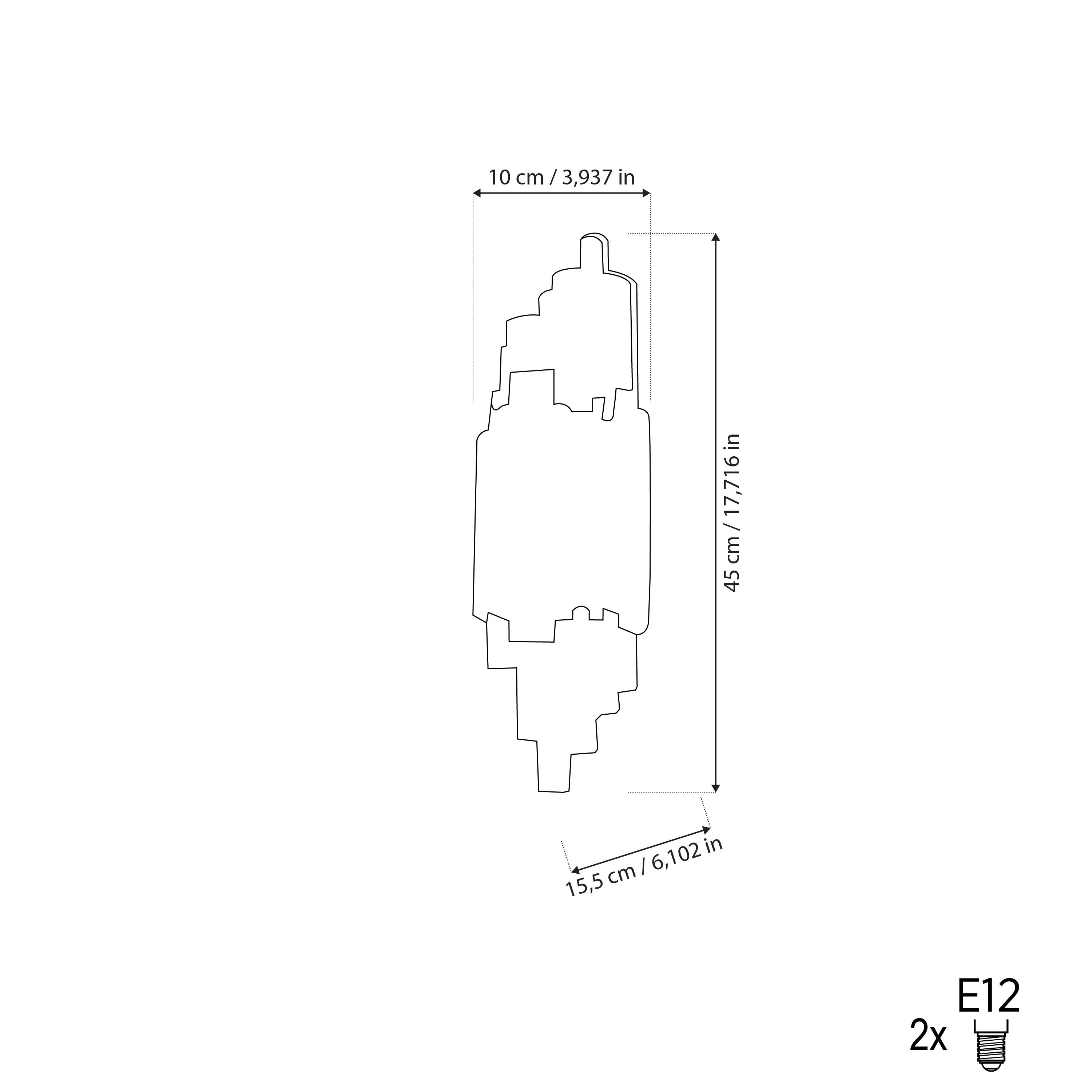 Belarus Resin Protected Dark Antique Wall Sconce - Heka Lighting & Trading Limited