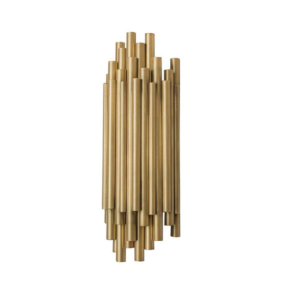 Brubeck Brushed Brass Wall Sconce