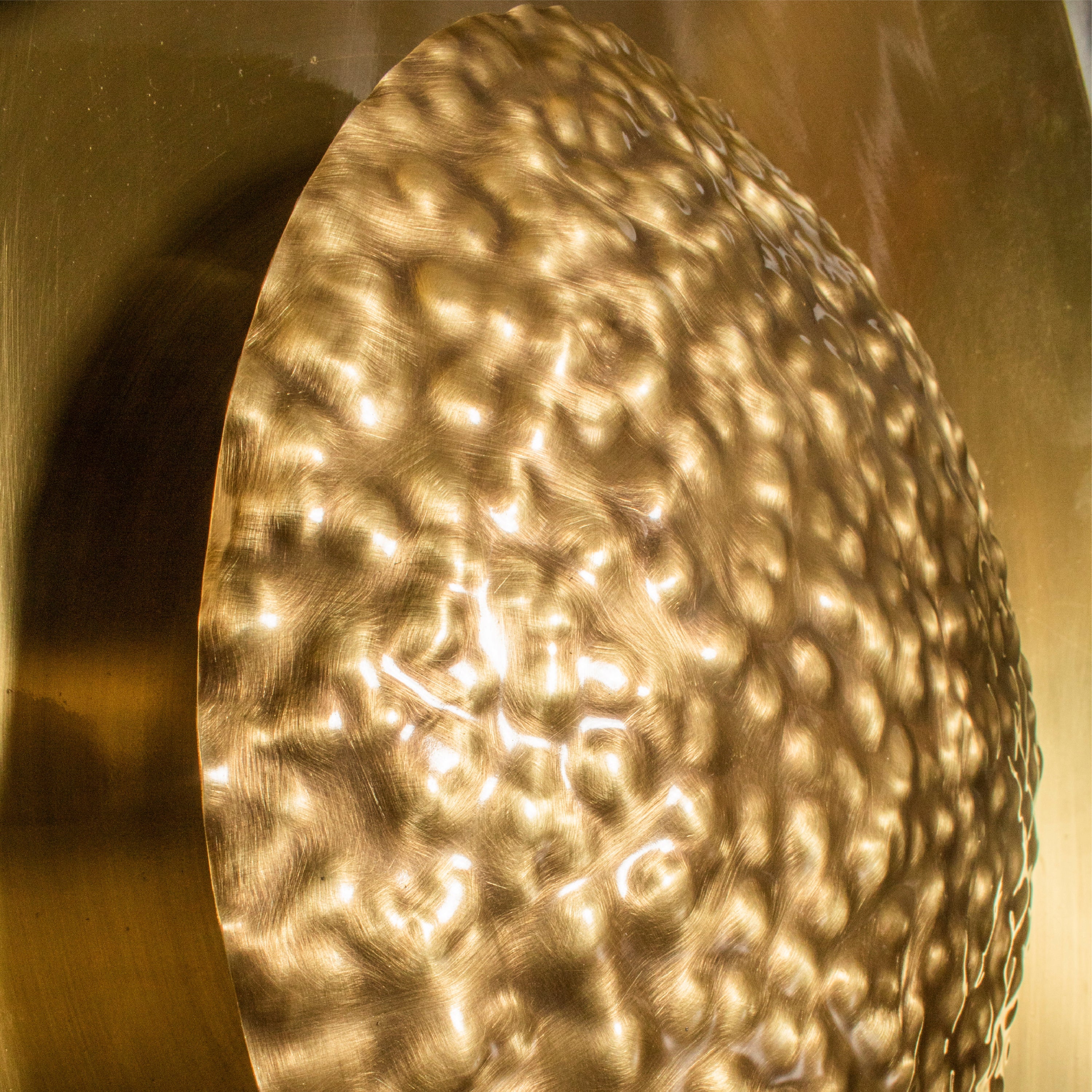 Brushed Brass Wall Sconce With Slime Tattoo 30 Cm - Heka Lighting & Trading Limited