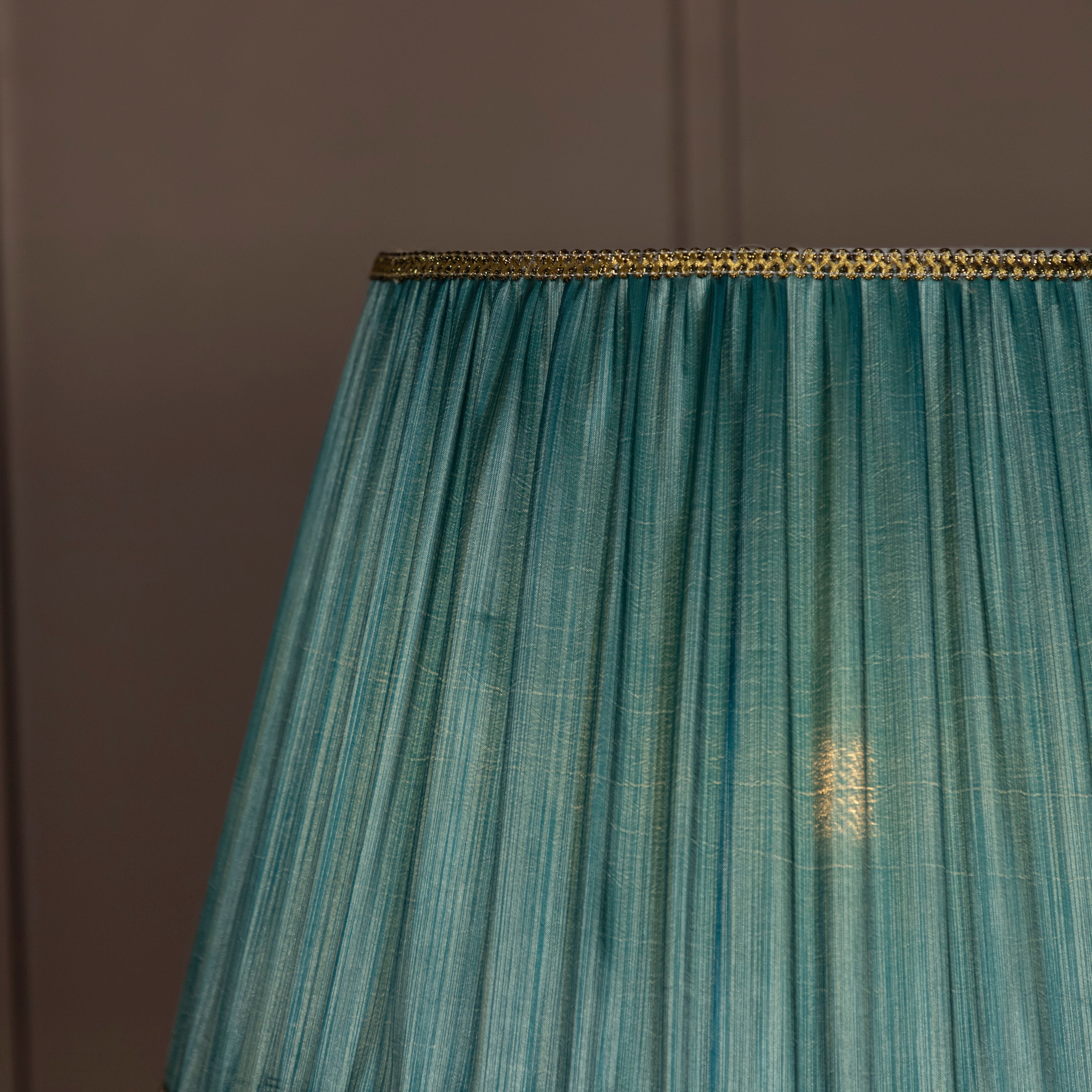 Debre Dark Antique Green Porcelain Lampshade - Heka Lighting & Trading Limited