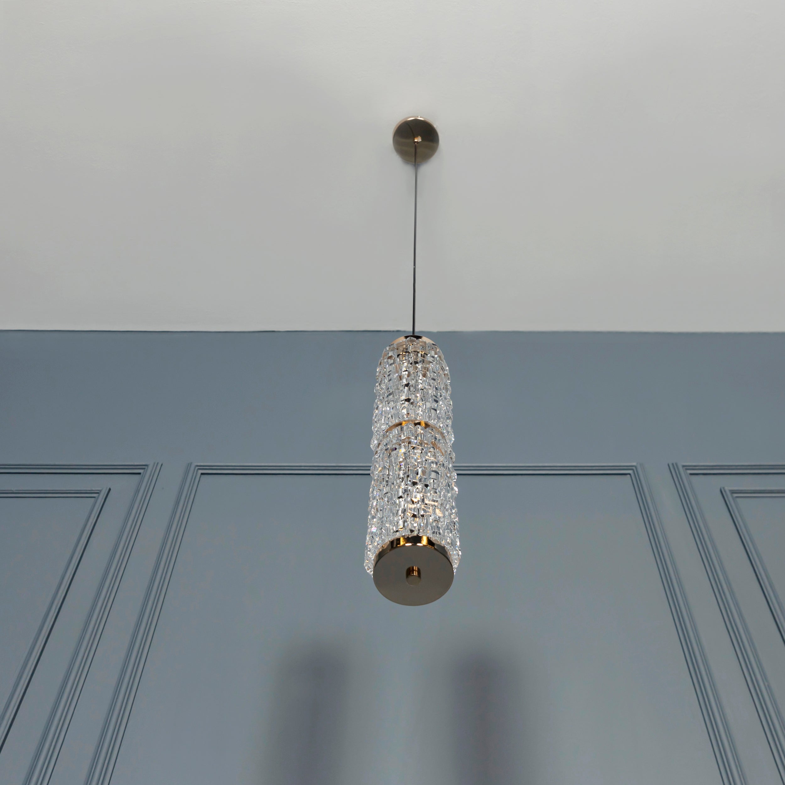 Dubbo Double Glass Gold Led Pendant Light Chandelier - Heka Lighting & Trading Limited