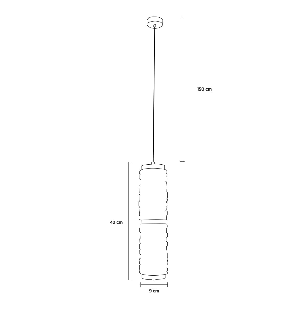 Dubbo Double Glass Gold Led Pendant Light Chandelier - Heka Lighting & Trading Limited