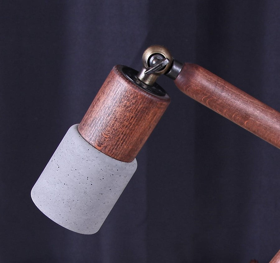 Tochi Wood Concrete G9 Wall Sconce - Heka Lighting & Trading Limited