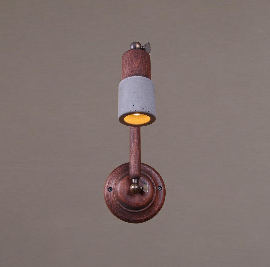 Tochi Wood Concrete G9 Wall Sconce - Heka Lighting & Trading Limited
