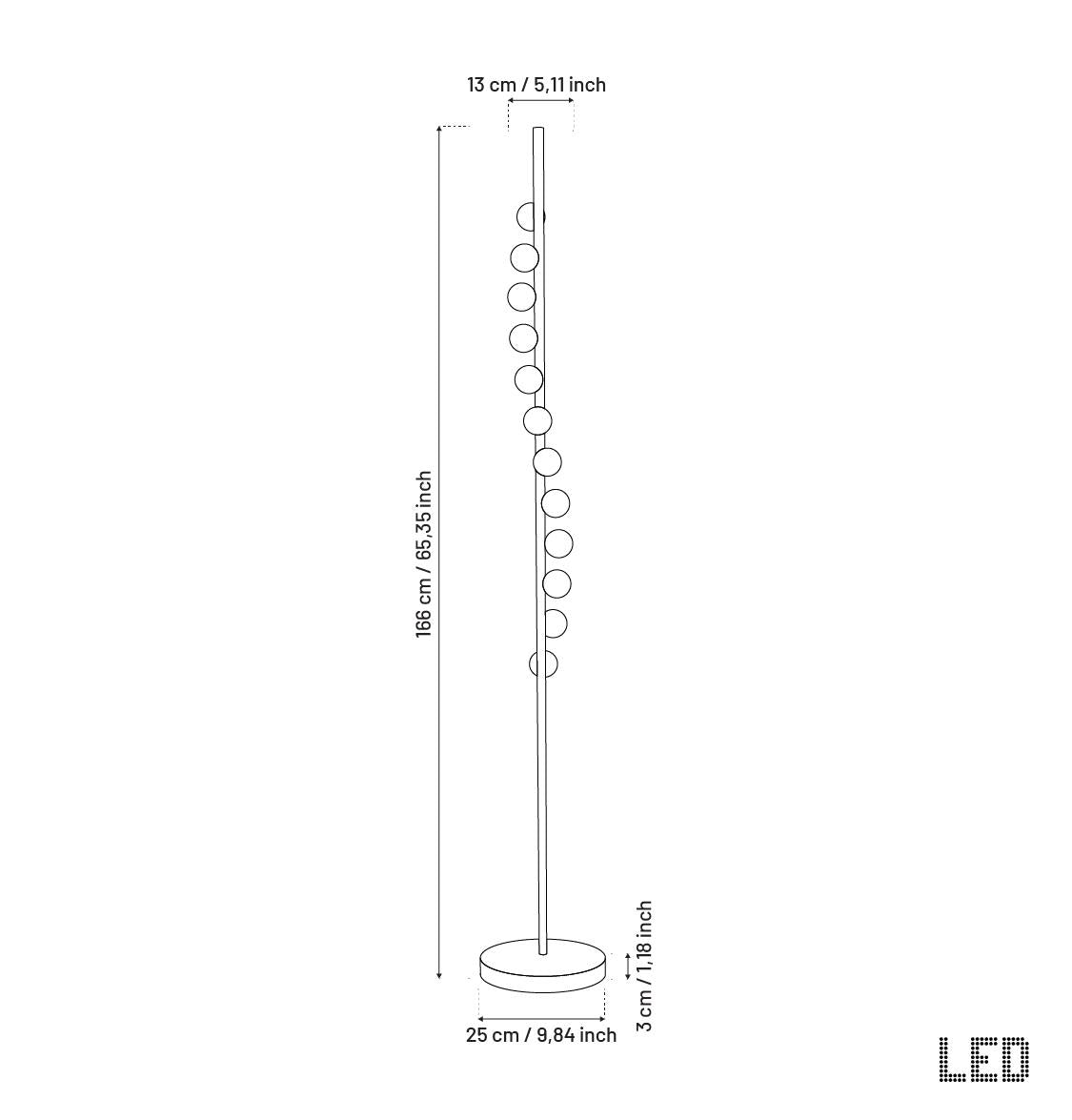 Gine Marble Bulk Brushed Brass Floor Lamp - Heka Lighting & Trading Limited