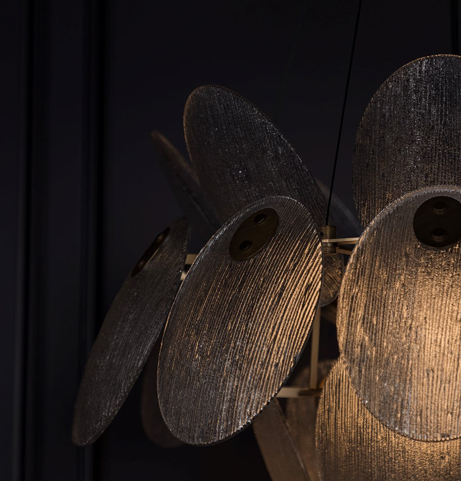 Gana White Frosted Glass Antique Chandelier 70 Cm - Heka Lighting & Trading Limited