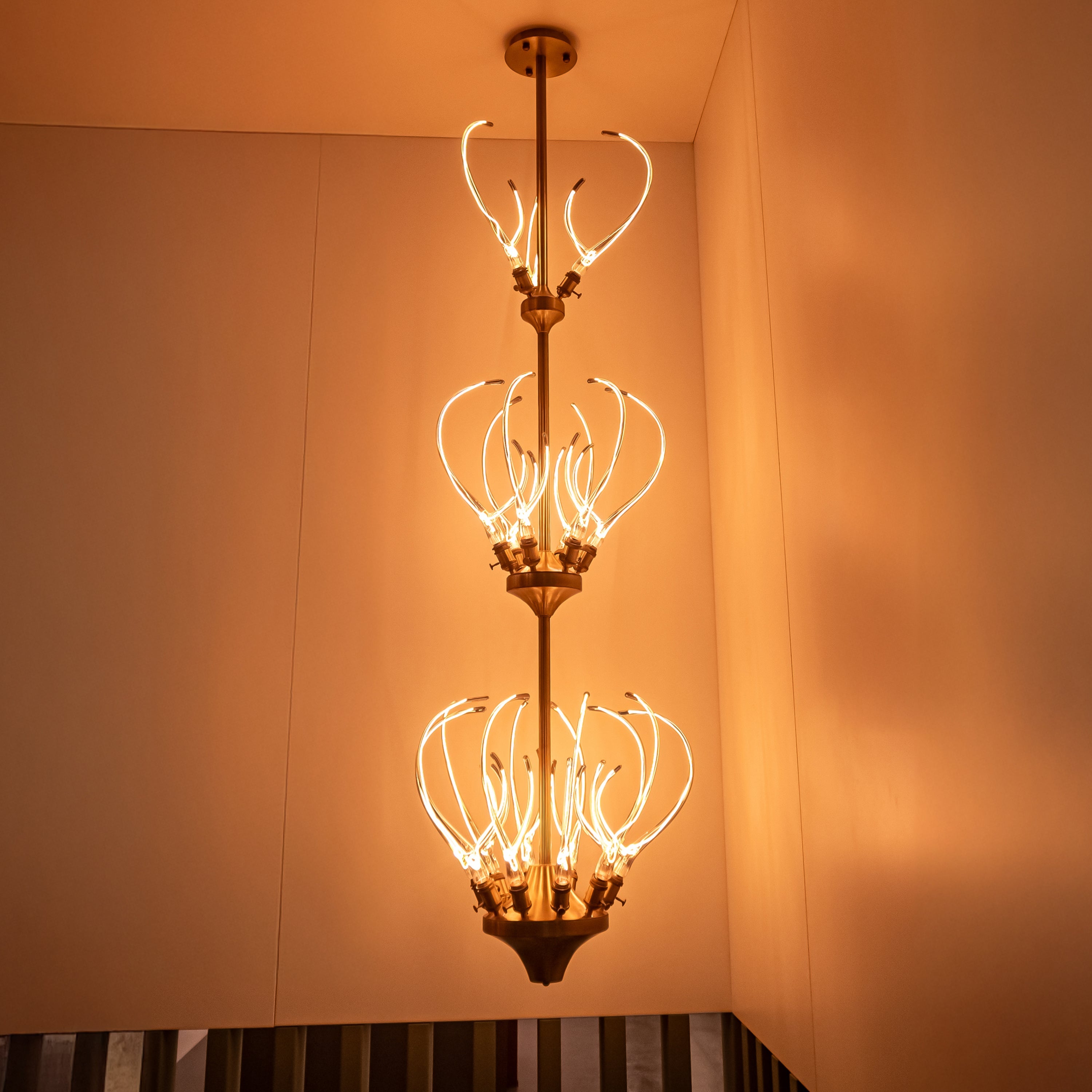 Galata 19' Gallery Space Three-Storey Chandelier