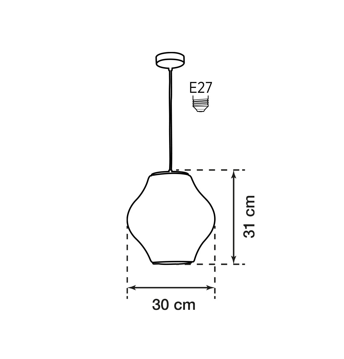 Star Soft Touch White Cross Pendant Light Chandelier 30 Cm - Heka Lighting & Trading Limited