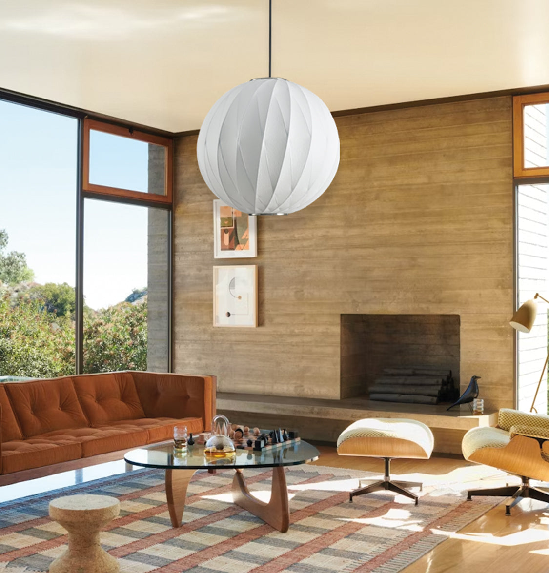 Star Soft Touch White Cross Globe Pendant Light Chandelier 50 Cm - Heka Lighting & Trading Limited