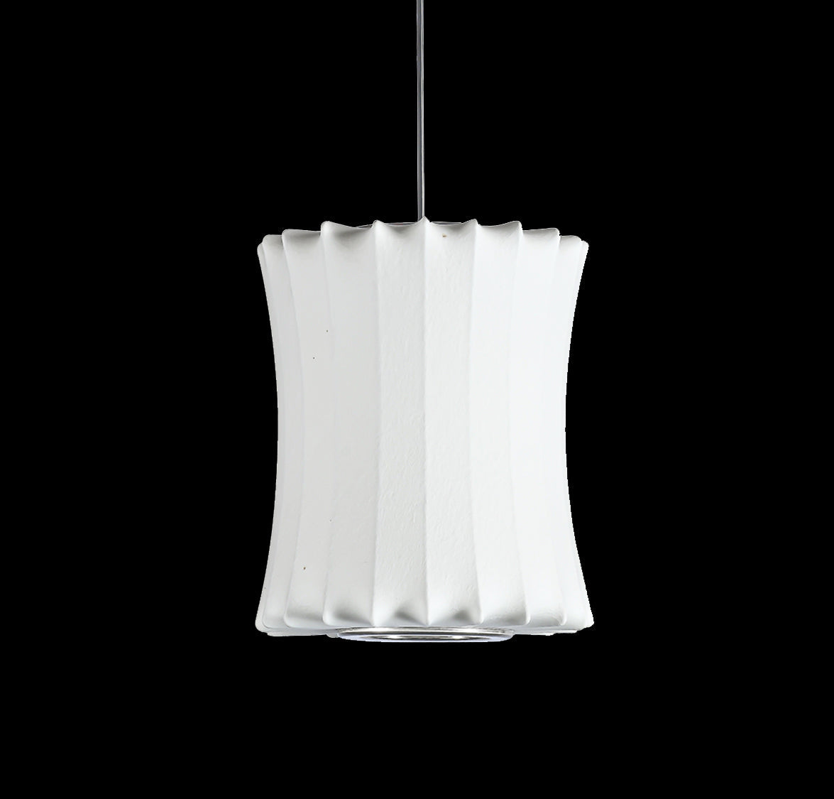 Orbit Soft Touch White Cylinder Pendant Light Chandelier 25 Cm - Heka Lighting & Trading Limited