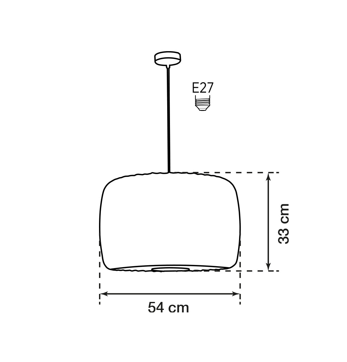 Planet Soft Touch White Cylinder Pendant Light Chandelier 54 Cm - Heka Lighting & Trading Limited