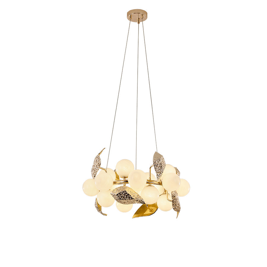 Doha 15 Piece Gold Chandelier - Heka Lighting & Trading Limited