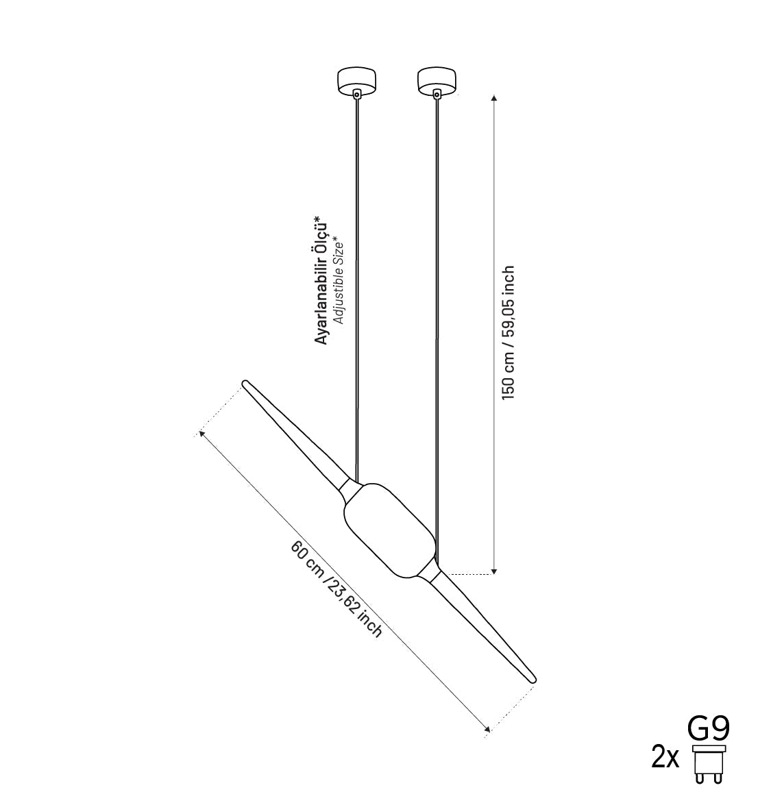 Hermes White Marble Led Pendant Light Chandelier - Heka Lighting & Trading Limited