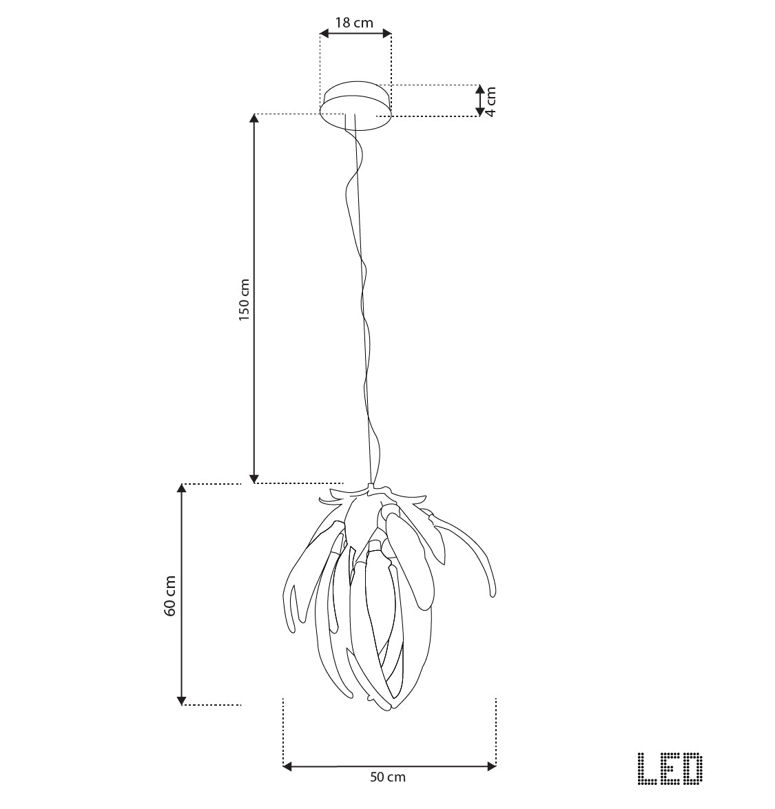 Lüksemburg 21-Pack Transparent Glass Gold Aluminum Chandelier - Heka Lighting & Trading Limited