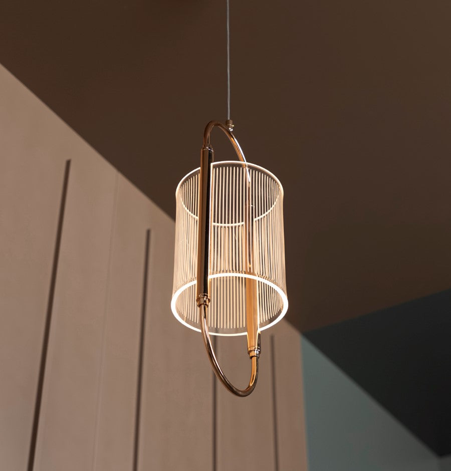Alaca Single Acrylic Pendant Light Chandelier 48 Cm - Heka Lighting & Trading Limited