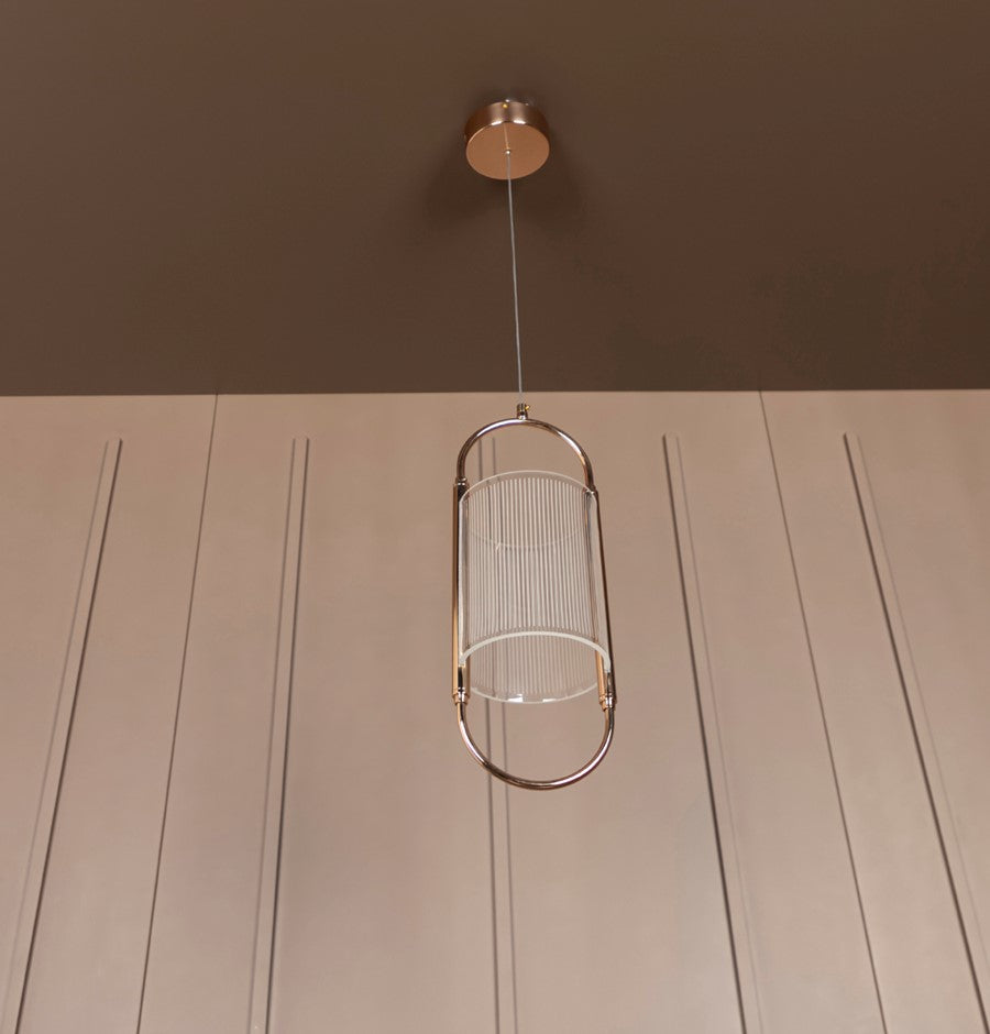 Alaca Single Acrylic Pendant Light Chandelier 48 Cm - Heka Lighting & Trading Limited