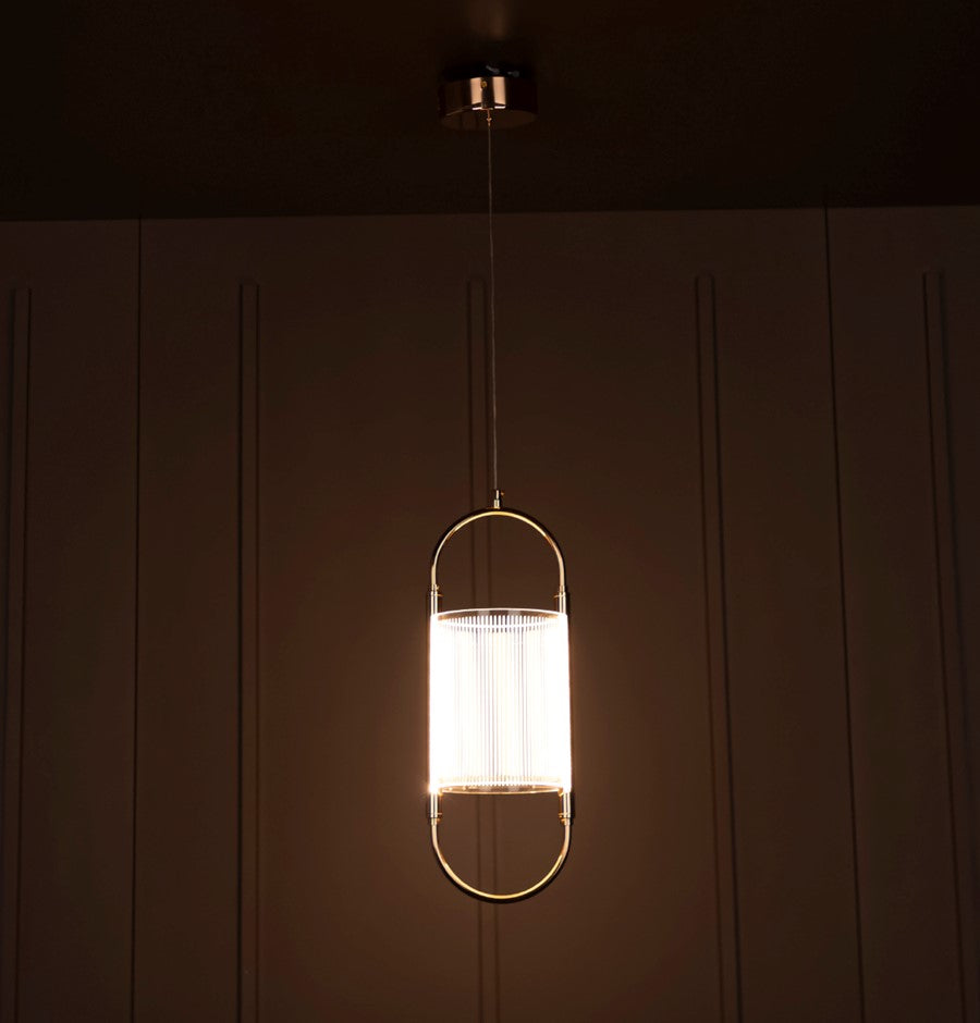 Alaca Single Acrylic Pendant Light Chandelier 48 Cm - Heka Lighting & Trading Limited