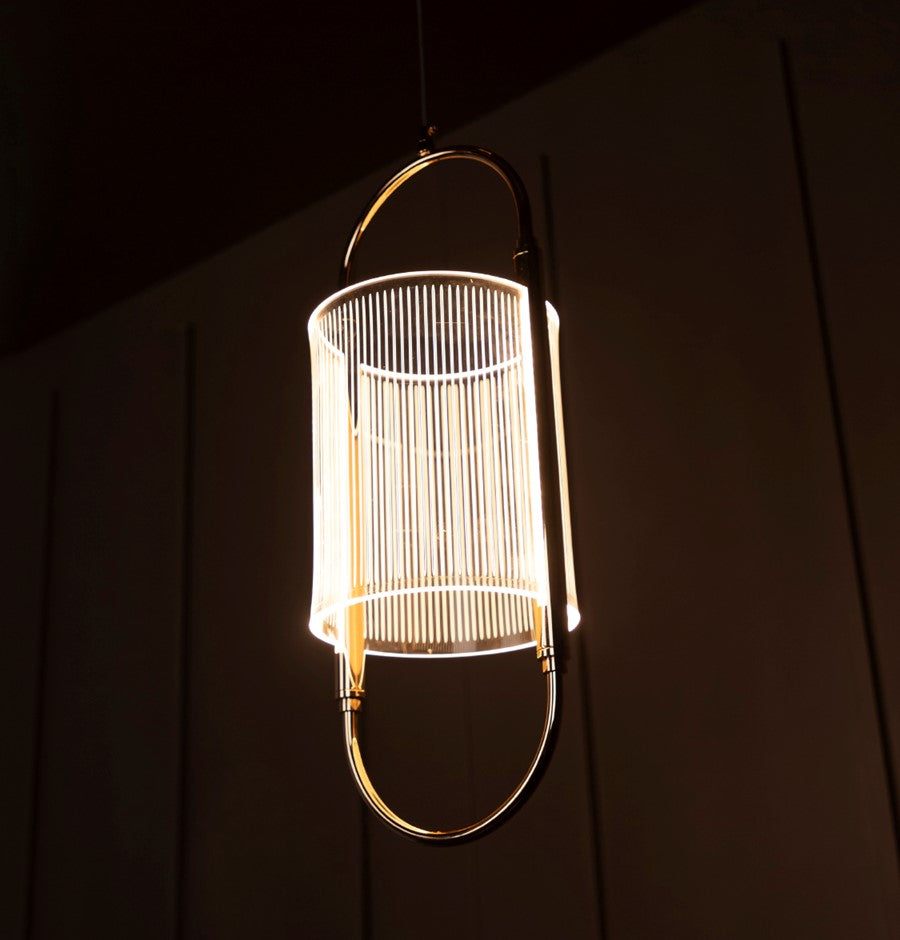 Alaca Single Acrylic Pendant Light Chandelier 48 Cm - Heka Lighting & Trading Limited