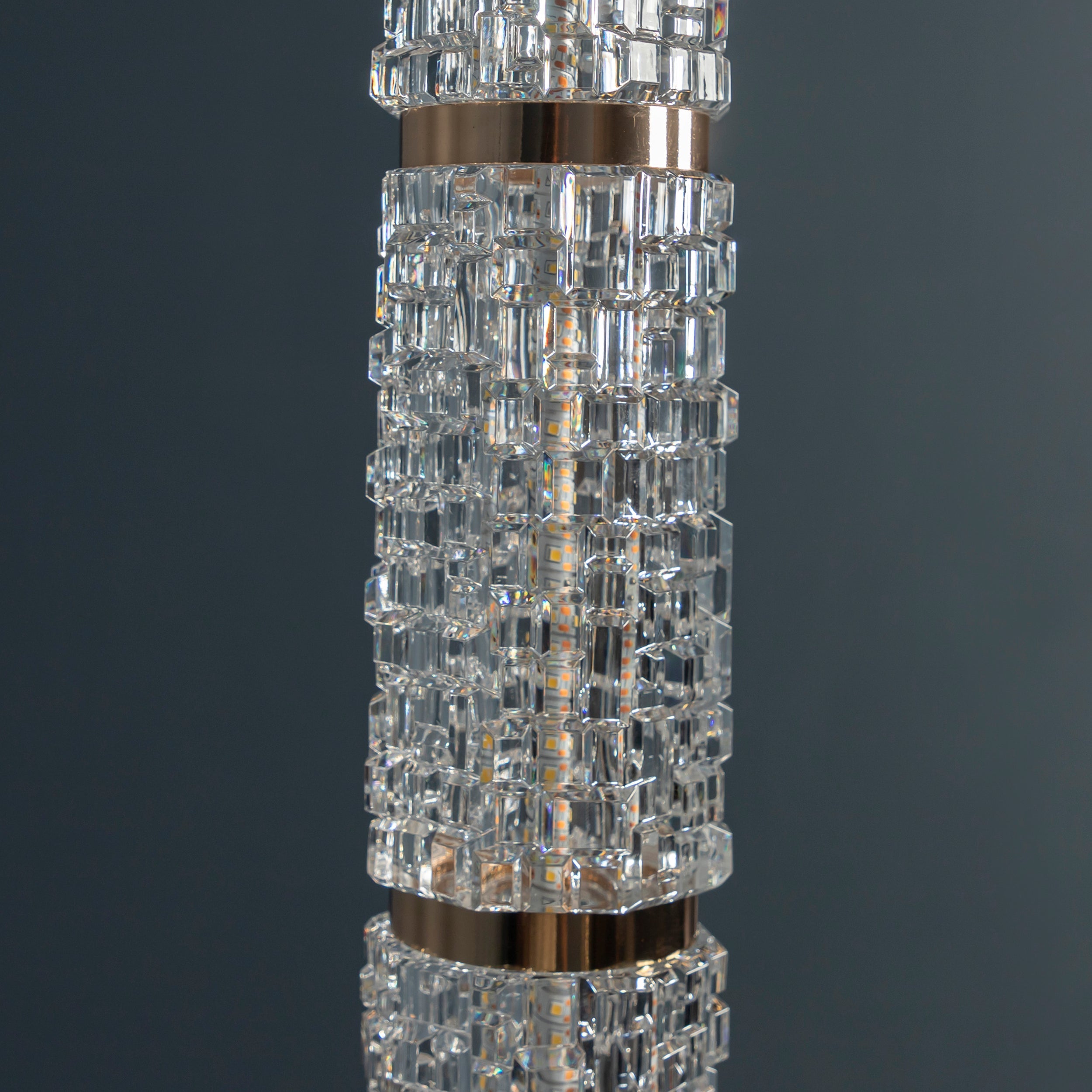Dubbo Triple Glass Gold Led Pendant Light Chandelier - Heka Lighting & Trading Limited