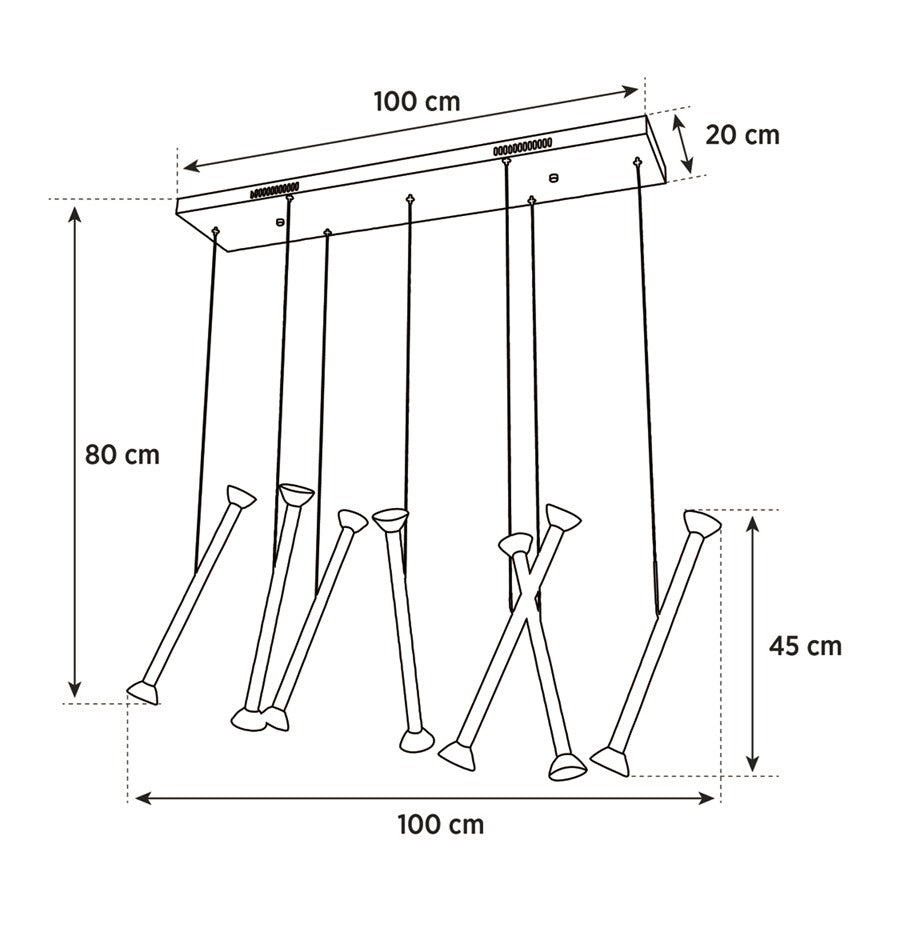 Mergen 7-Piece Antique Dining Table Top Pendant Light Chandelier - Heka Lighting & Trading Limited