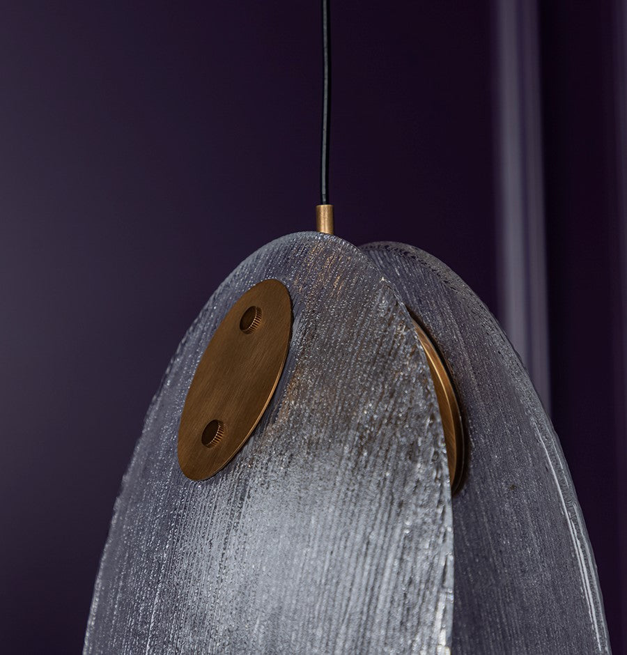 Gana Two White Frosted Glass Antique Pendant Light 43 Cm - Heka Lighting & Trading Limited