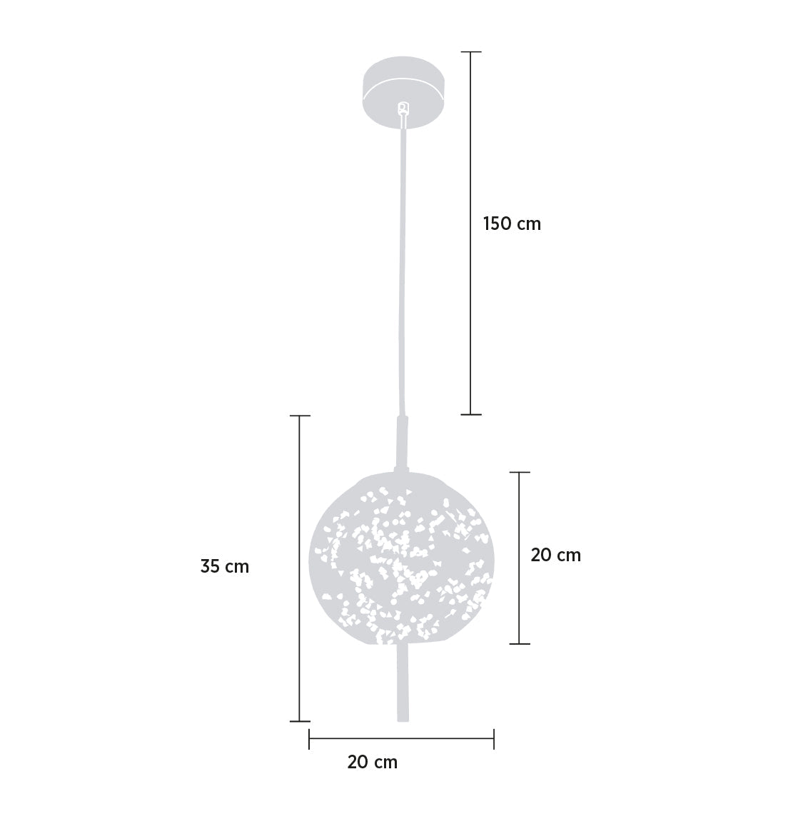 Viyana Smoked Glass Led Pendant Light Chandelier 20 Cm - Heka Lighting & Trading Limited