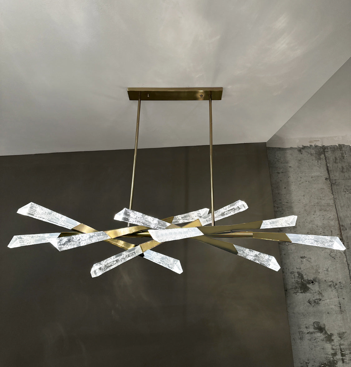 Surinam Crystal Acrylic Antique Dining Table Top Chandelier - Heka Lighting & Trading Limited