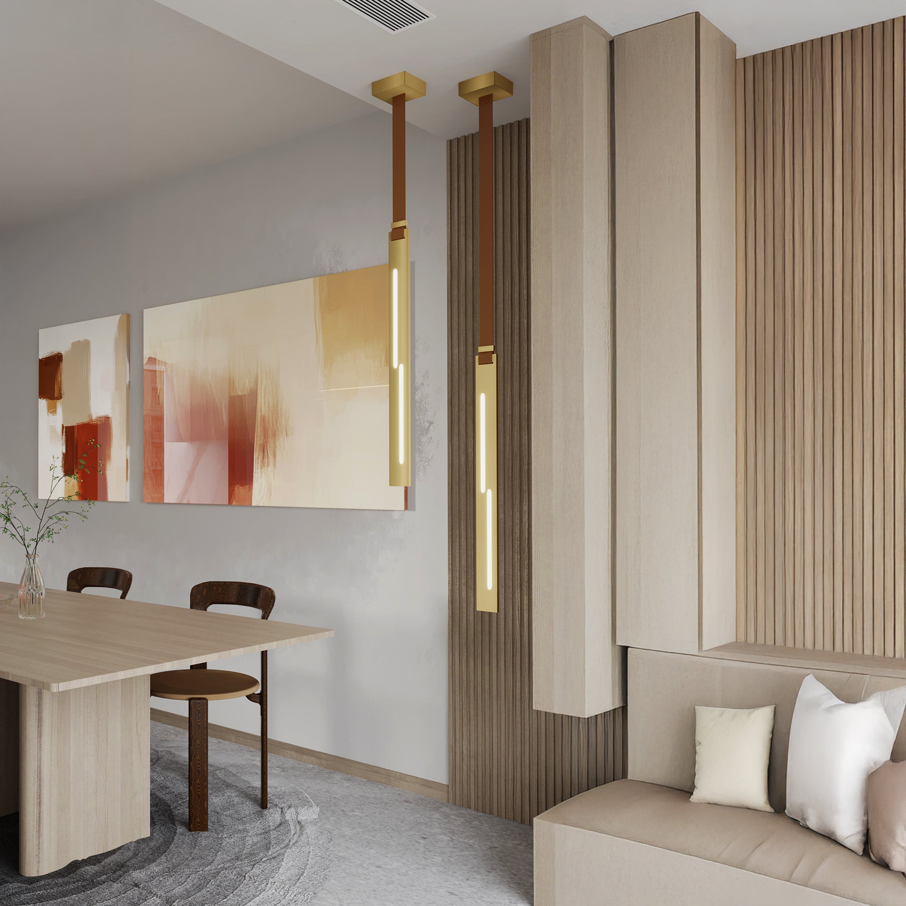 Lome Brown Leather Antique Pendant Light Chandelier - Heka Lighting & Trading Limited