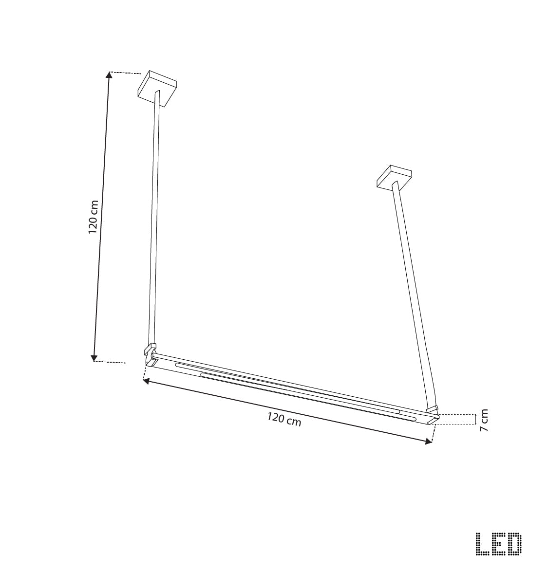 Lome Brown Leather Antique Dining Table Chandelier - Heka Lighting & Trading Limited
