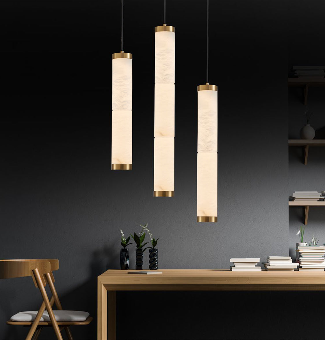 Lion Antique Marble Led Pendant Light Chandelier 40 Cm - Heka Lighting & Trading Limited