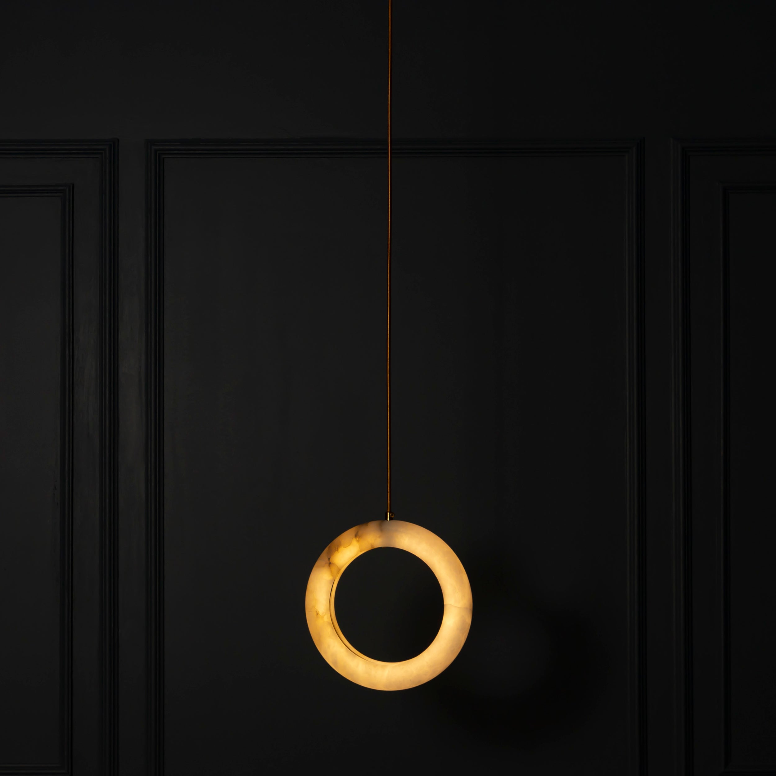 Gamba Antique White Marble Led Pendant Light Chandelier 25 Cm - Heka Lighting & Trading Limited