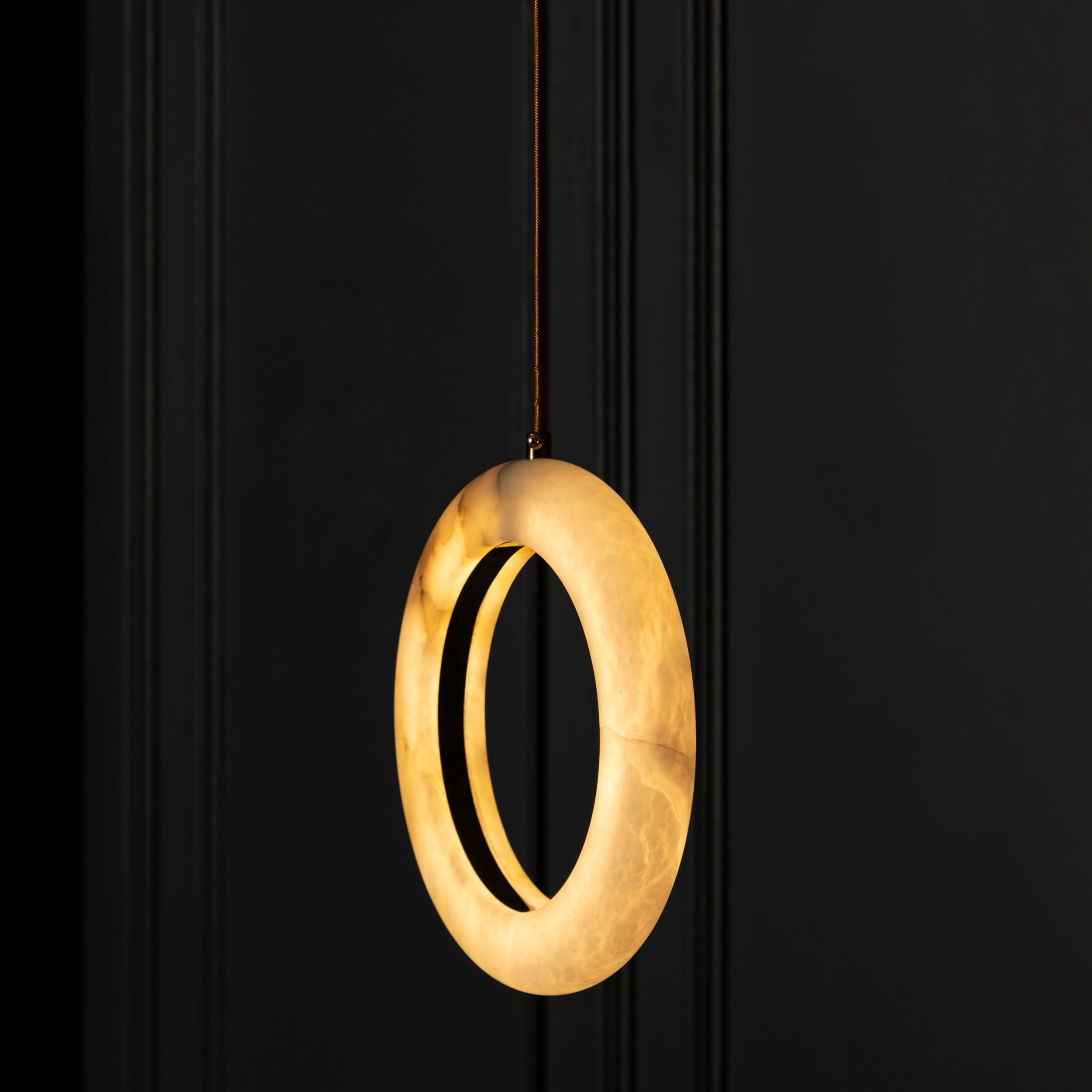 Gamba Antique White Marble Led Pendant Light Chandelier 25 Cm - Heka Lighting & Trading Limited