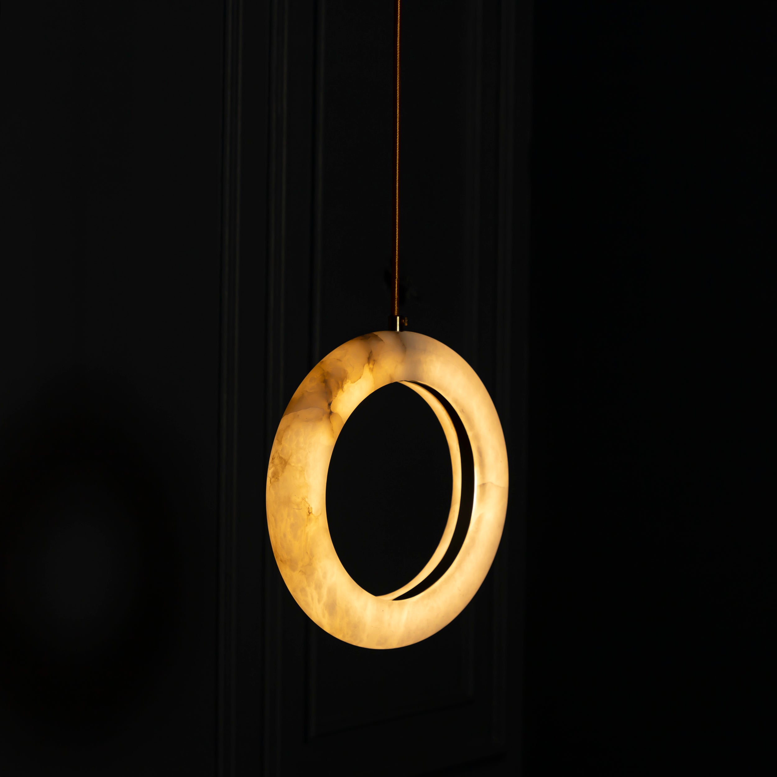 Gamba Antique White Marble Led Pendant Light Chandelier 25 Cm - Heka Lighting & Trading Limited