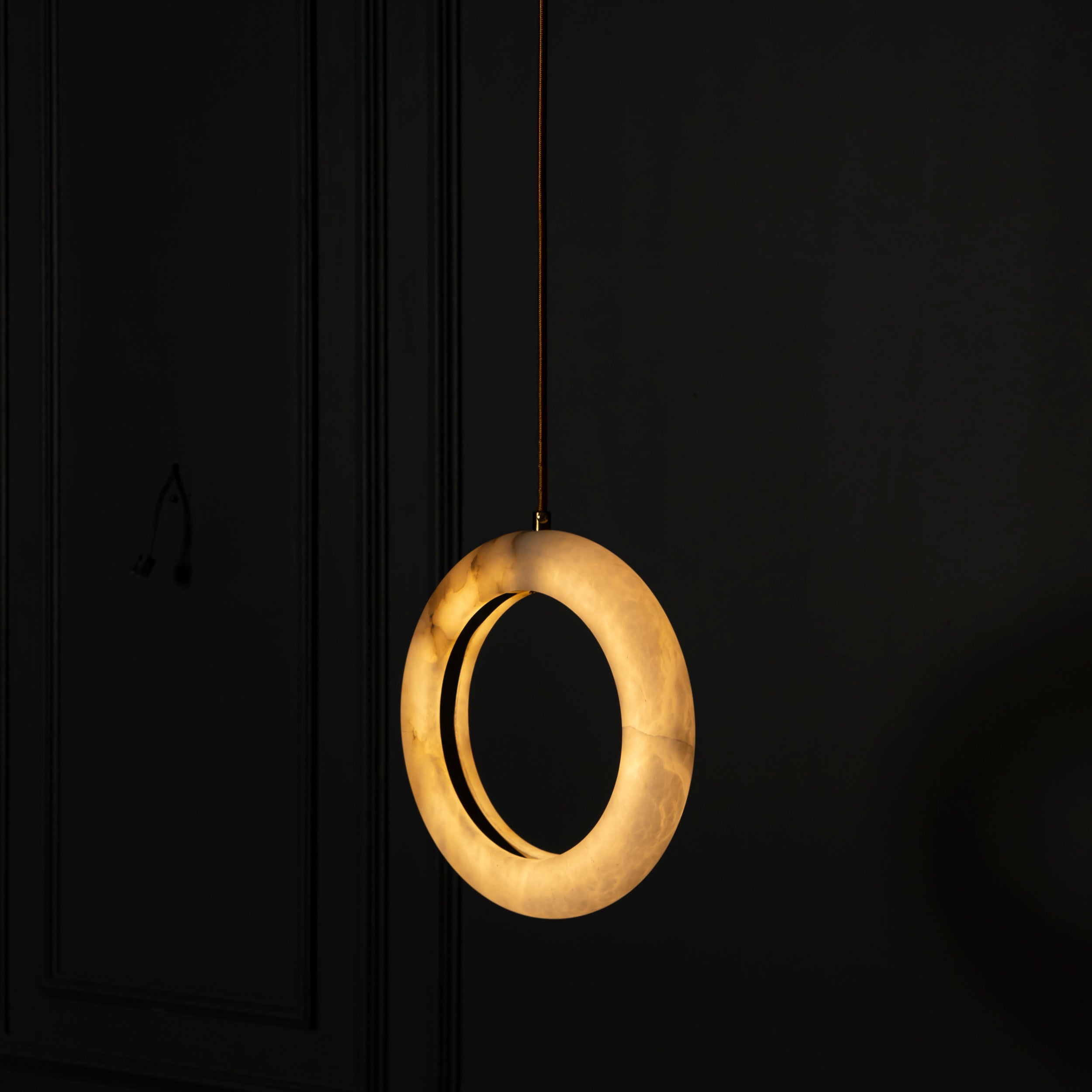 Gamba Antique White Marble Led Pendant Light Chandelier 25 Cm - Heka Lighting & Trading Limited