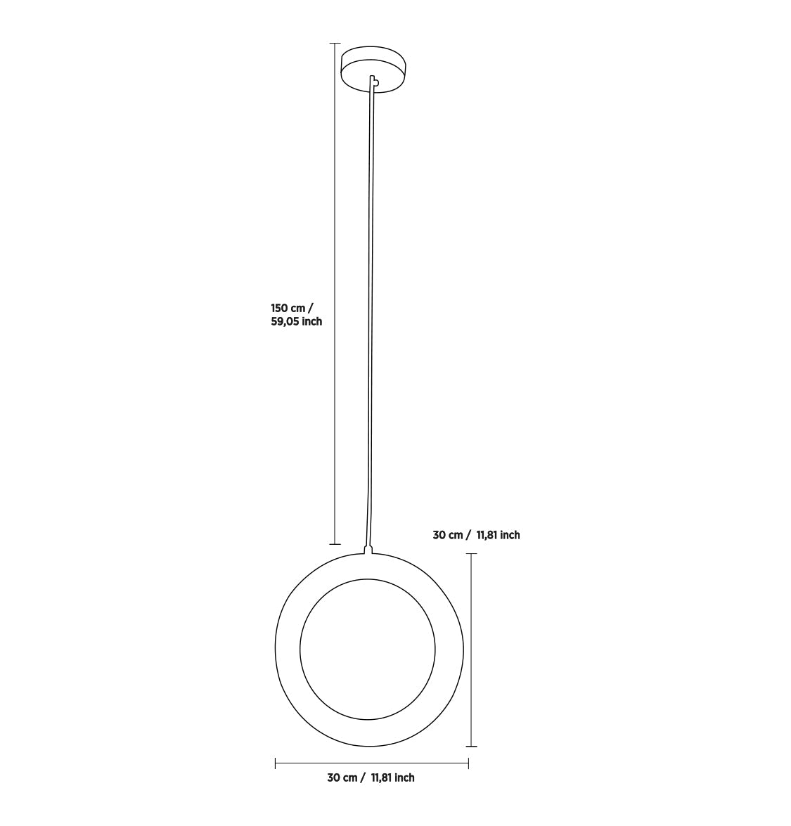 Gamba Antique White Marble Led Pendant Light Chandelier 30 Cm - Heka Lighting & Trading Limited