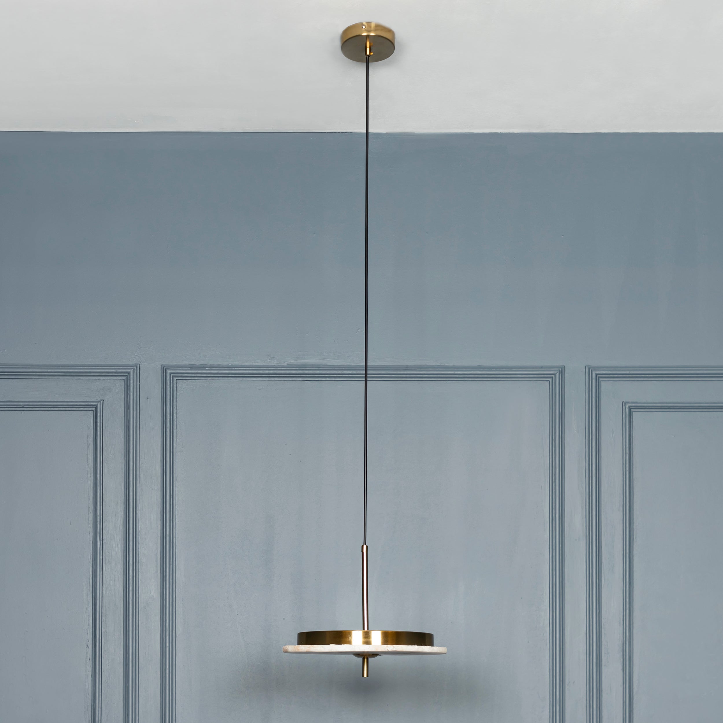 Delhi Marble Antique Led Pendant Light Chandelier 30 Cm - Heka Lighting & Trading Limited