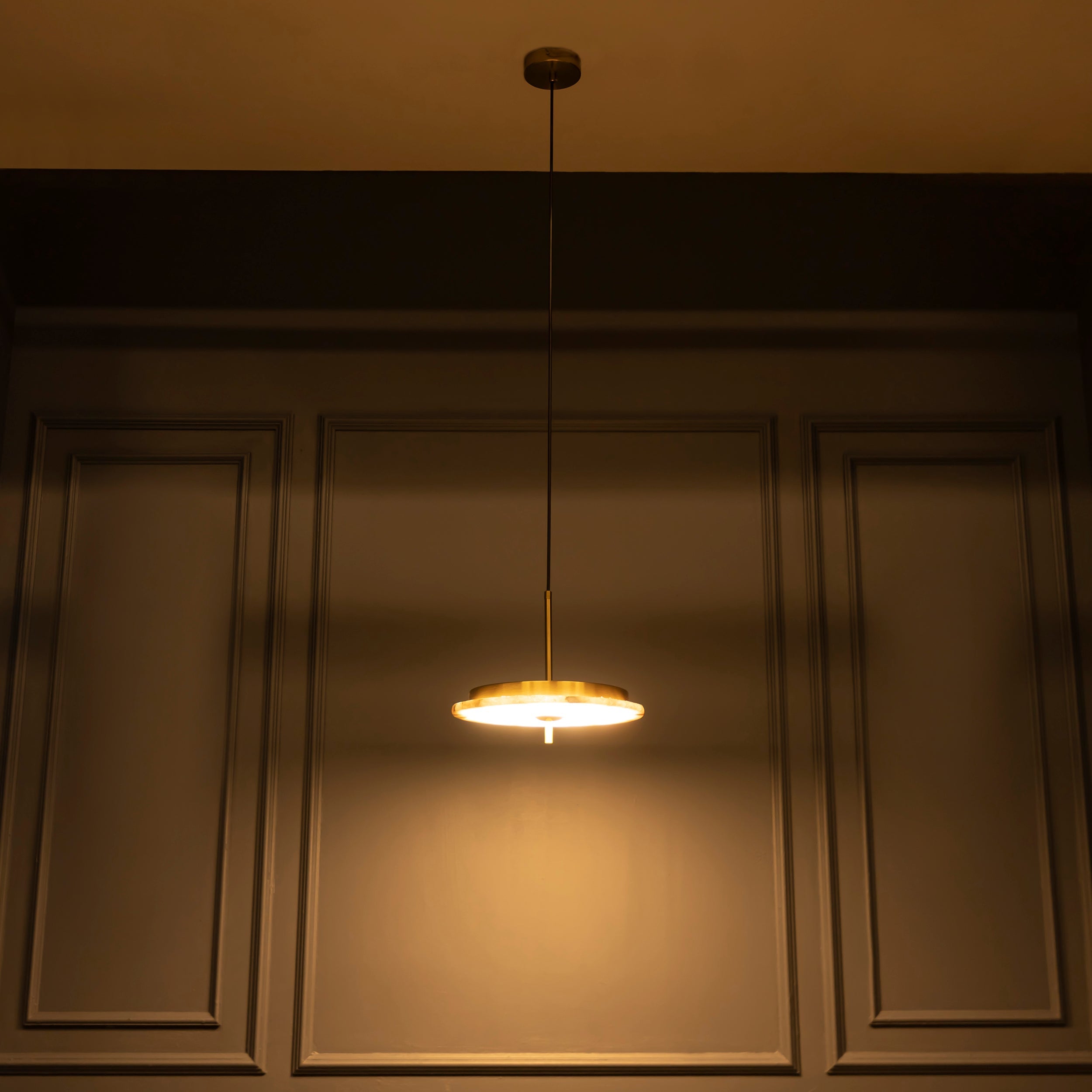 Delhi Marble Antique Led Pendant Light Chandelier 30 Cm - Heka Lighting & Trading Limited